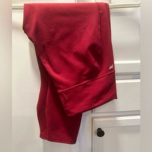 Fabletics leggings, red/maroon size medium.